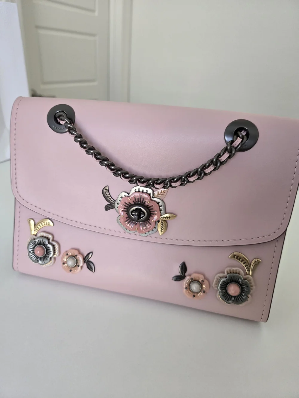 Coach Parker Tea Rose Shoulder Bag